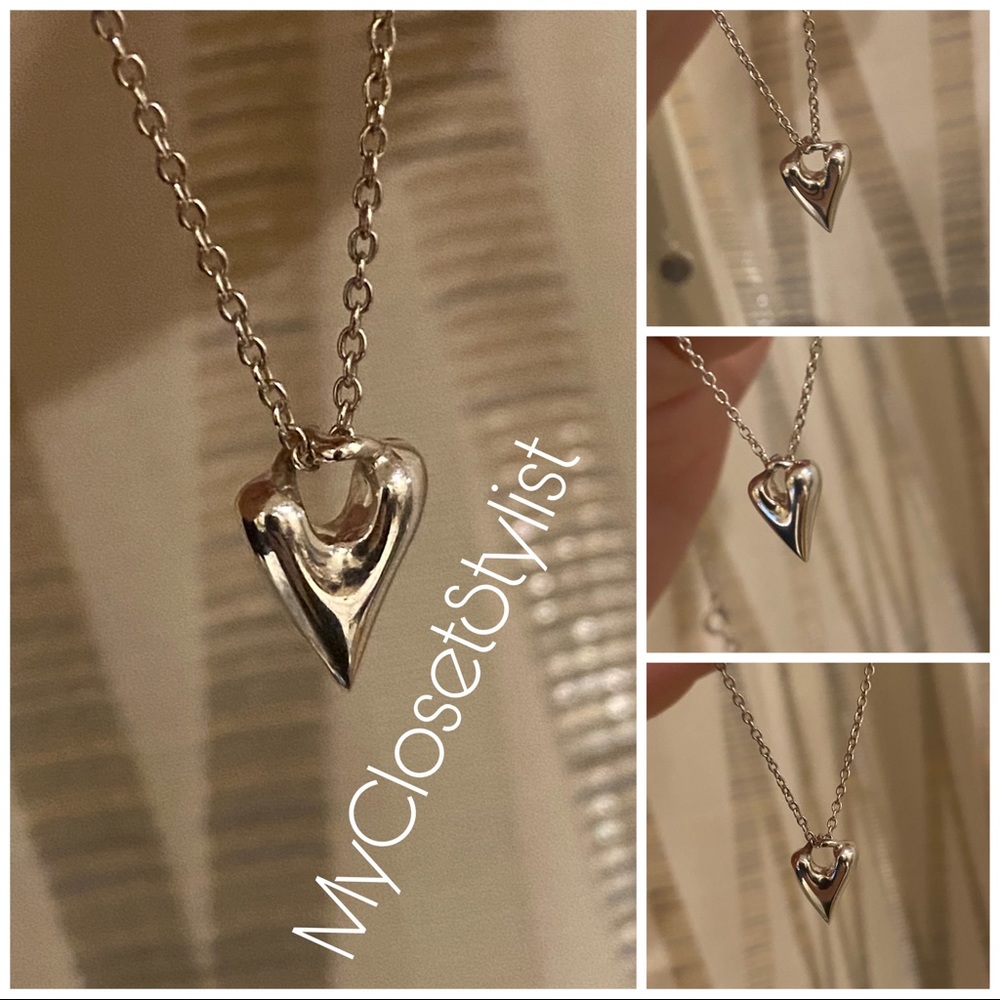 ROBERT LEE MORRIS Heart Sterling Pendent Necklace - Picture 3 of 3